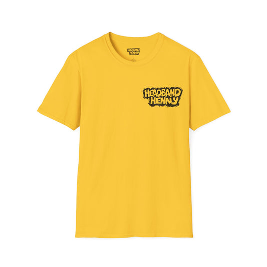 Headband Henny Graphic Tee (Yellow + Black)