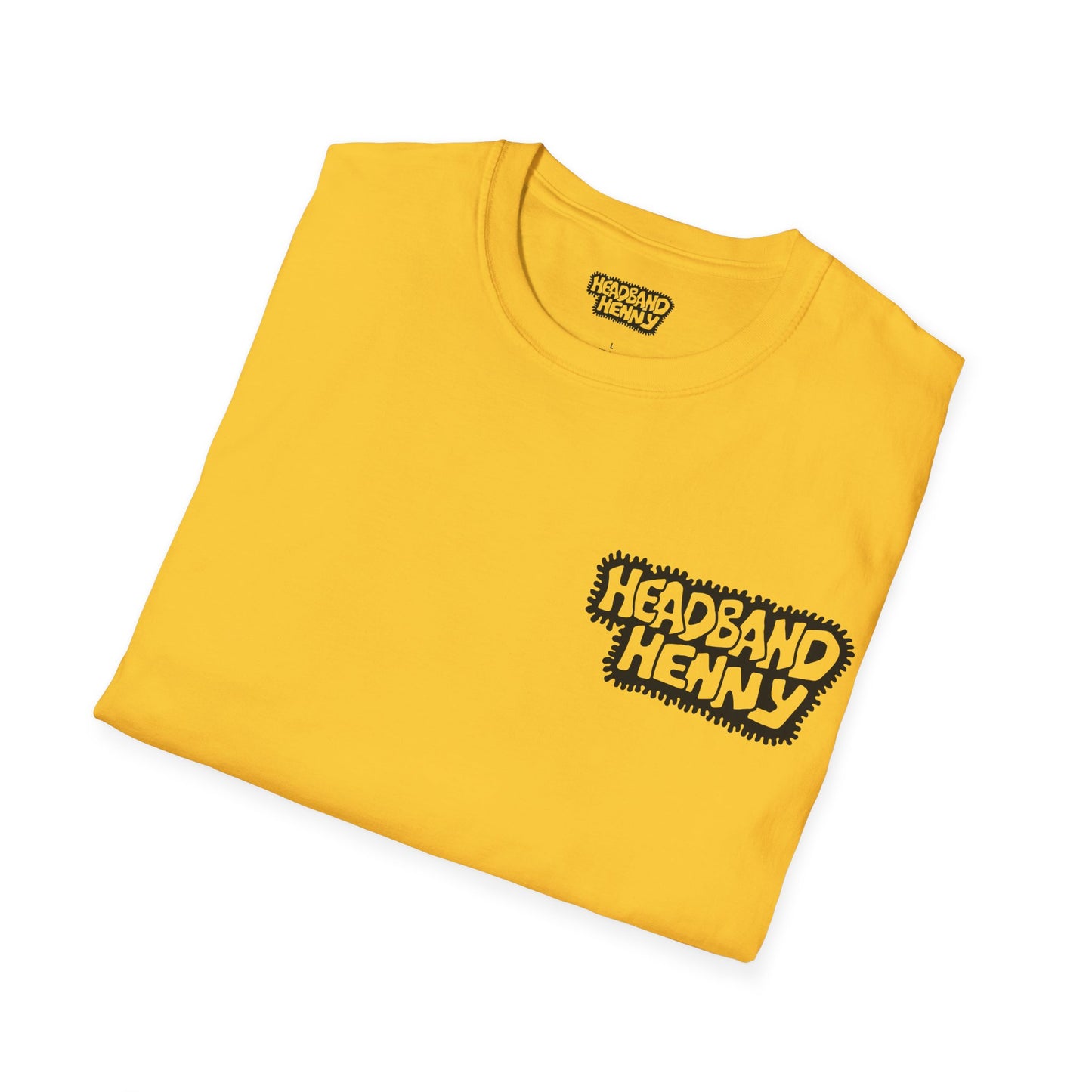 Headband Henny Graphic Tee (Yellow + Black)